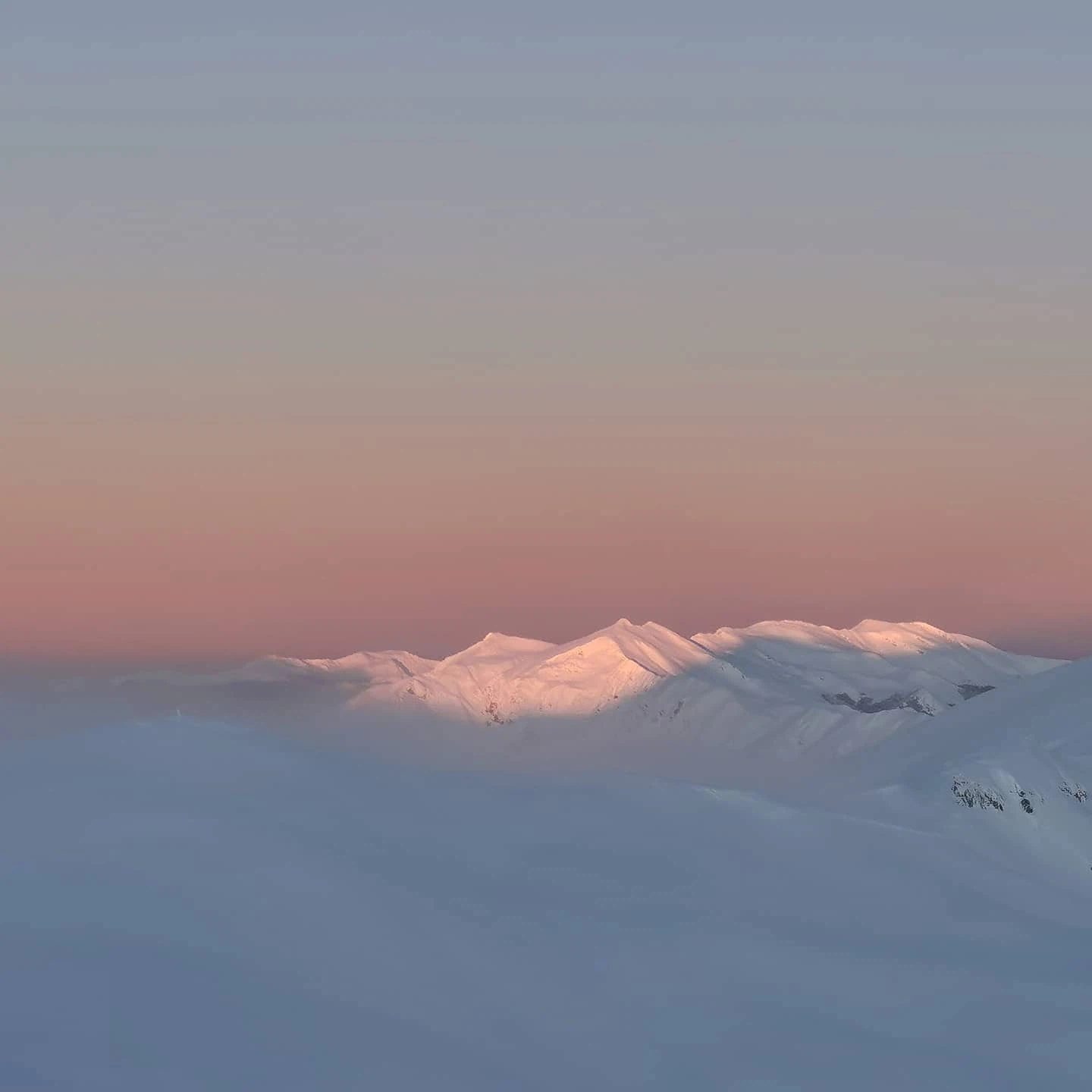 Tramonto verso il Libro Aperto dal Lago Scaffaiolo